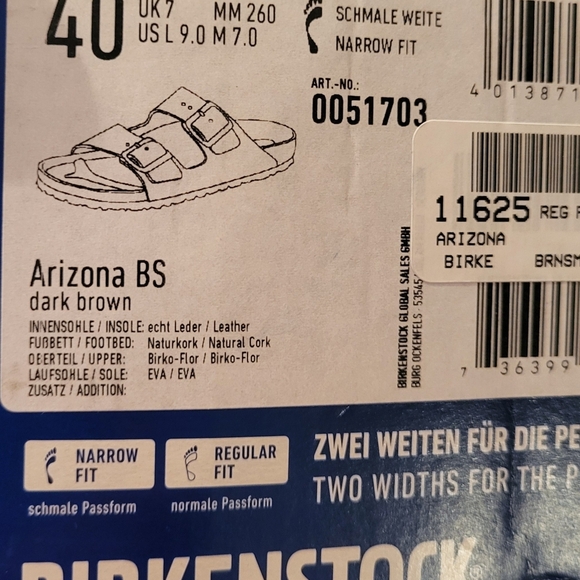 Birkenstock Arizona BS Dark Brown - Picture 4 of 5